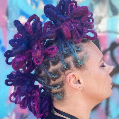 Loc updo service image from Pixie Loc Wizard