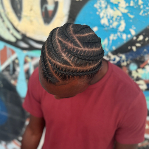 Creative braids by Pixie Loc Wizard